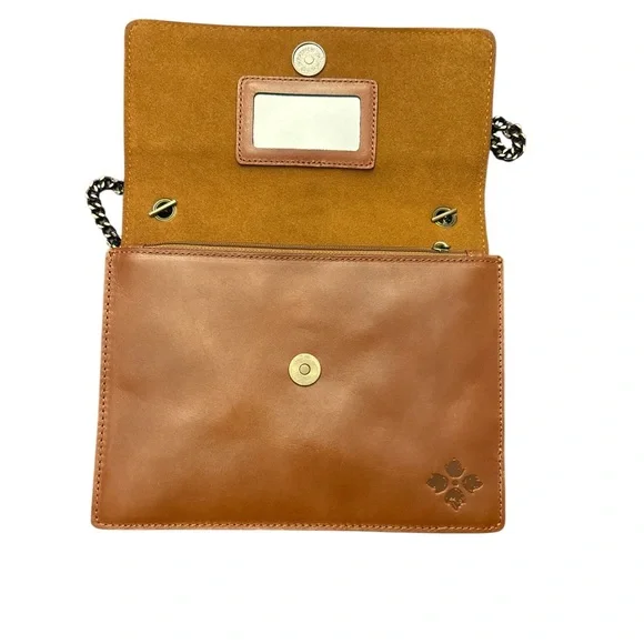 Patricia Nash 10th Anniversary Tan Leather Crossbody Bag - Picture 5 of 9